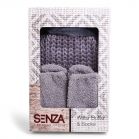 SENZA Water Bottle & Socks Deluxe Grey