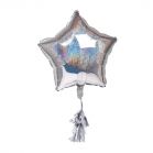SENZA Star Foil Balloon Silver - 2