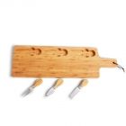 Bamboo Tapas Plate with Knifes - 2