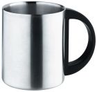 Mug with lid  stainless steel - 124