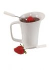 Mug with lid  stainless steel - 197