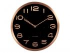Wall clock Maxie copper numbers black