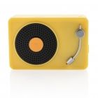 Mini Vintage 3W draadloze speaker, geel - 2