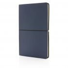 Moderne deluxe softcover notitieboek A5, donkerblauw - 1