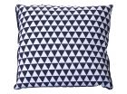 Cushion Triangles dark grey & white square