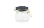 Storage jar Candy glass small, night blue lid