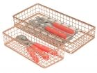 Basket set Wired Raster steel copper plated