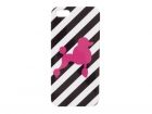 iPhone case Pink Poodle striped
