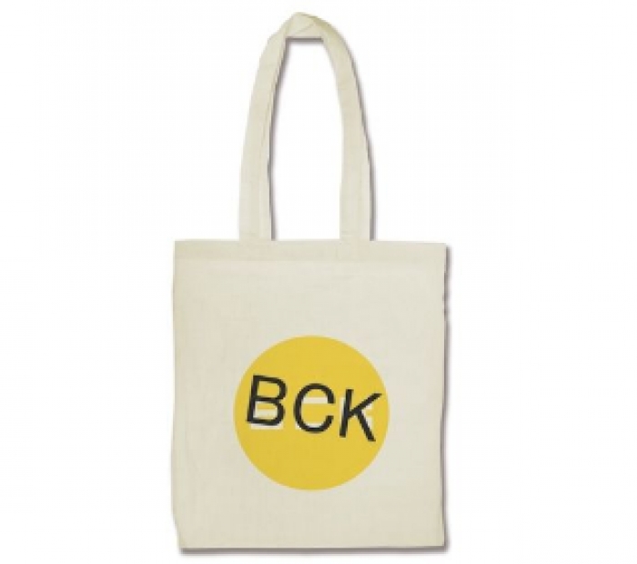Bedrukte linnen tas