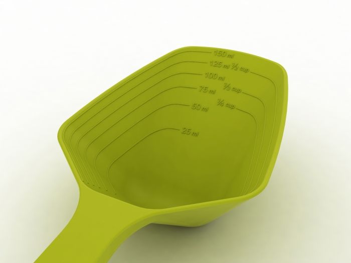 Keukenhulp Scoop met maataanduiding Groen - 1