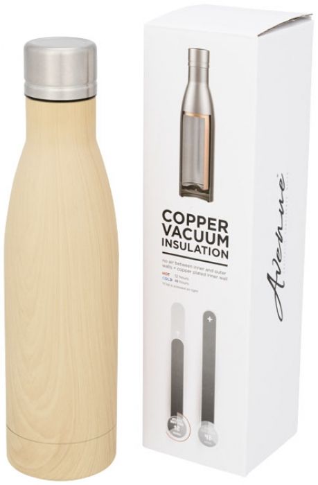 Vasa 500 ml hout-look koper vacuüm geïsoleerde drinkfles - 1