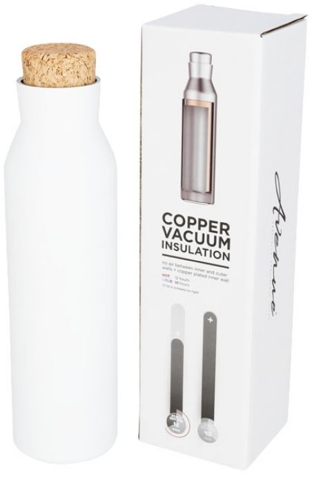 Norse 590 ml koper vacuüm geïsoleerde drinkfles met kurk - 1