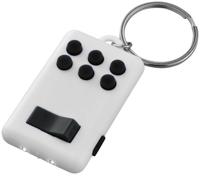 Flip and click antri stress sleutelhanger met lampje - 1