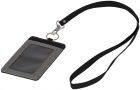 Eye-d heathered kaarthouder met lanyard