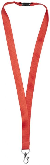 Julian bamboe lanyard met veiligheidssluiting - 1