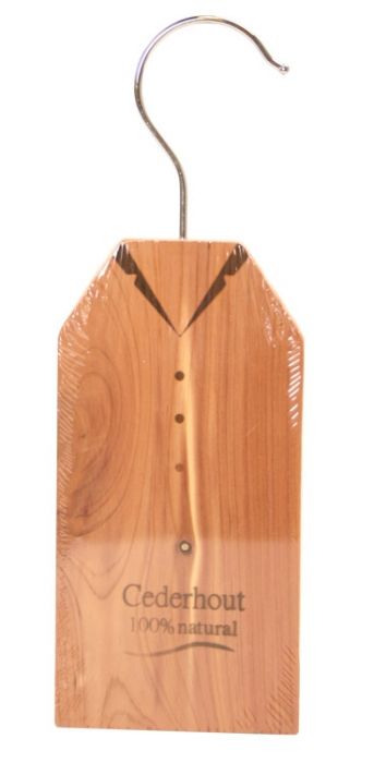 Hanger CEDAR wood with hook 160*80*10 mm - 1