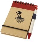 Zuse A7 gerecycled jotter kladblok met pen - 3