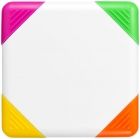 Trafalgar vierkante markeerstift met 4 kleuren - 2