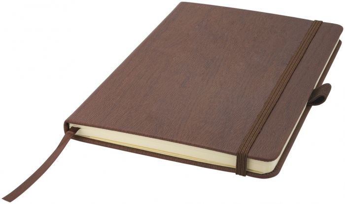 Wood-look A5 hardcover notitieboek - 1