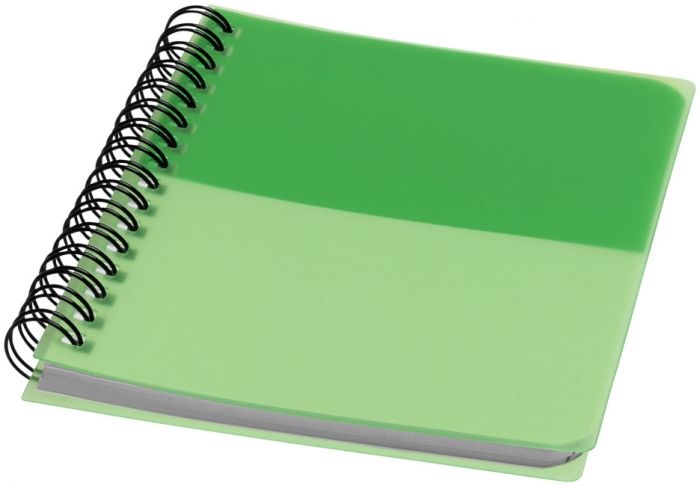 Colour-block A6 notitieboek met spiraal - 1