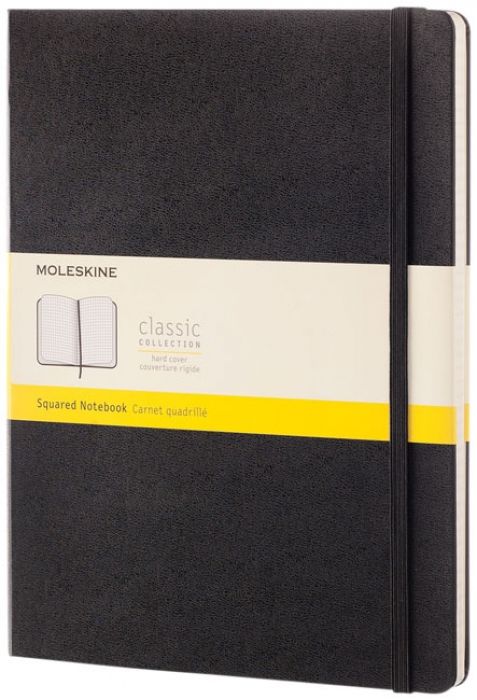 Classic XL hardcover notitieboek - ruitjes - 1