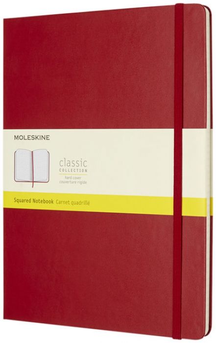 Classic XL hardcover notitieboek - ruitjes - 1