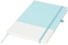 Two-tone A5 notitieboek met kleurenblokken