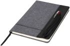 Heathered A5 notitieboek met ruimte voor een pen - 1