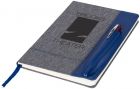 Heathered A5 notitieboek met ruimte voor een pen - 4