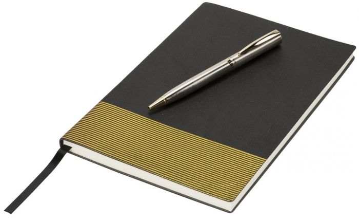 Midas cadeauset met notitieboek en pen - 1