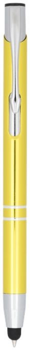 Moneta geanodiseerde aluminium stylus balpen - 1