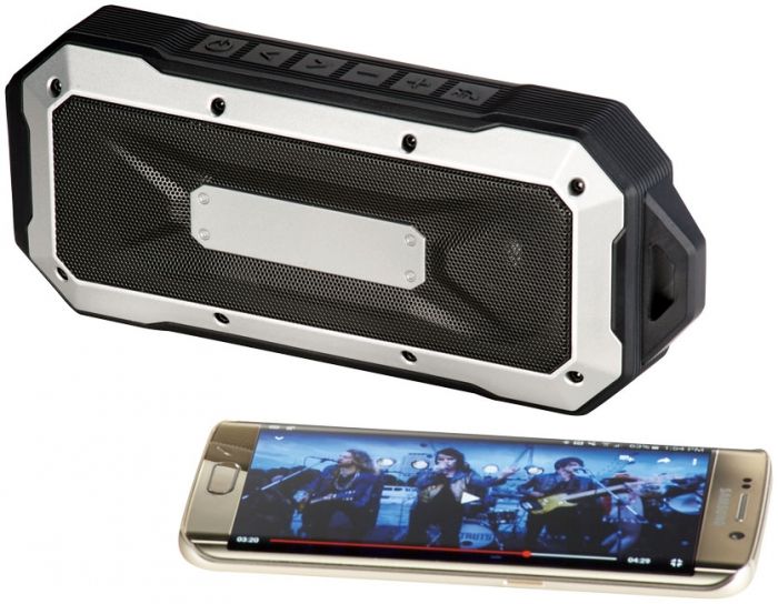 Boulder waterproof Bluetooth® speaker - 1