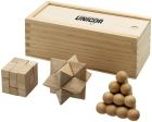 Brainiac 3-piece wooden brain teaser set - 2