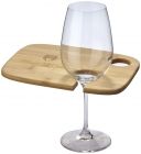 Mill houten hapjesbord met wijnglashouder - 3