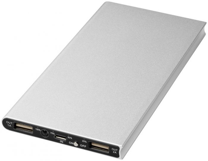 Plate 8000 mAh aluminium powerbank - 1