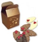 Bruin Kersttasje 150 gr. Kerstchocolaatjes