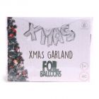 SENZA Foil Balloons XMAS Silver - 3