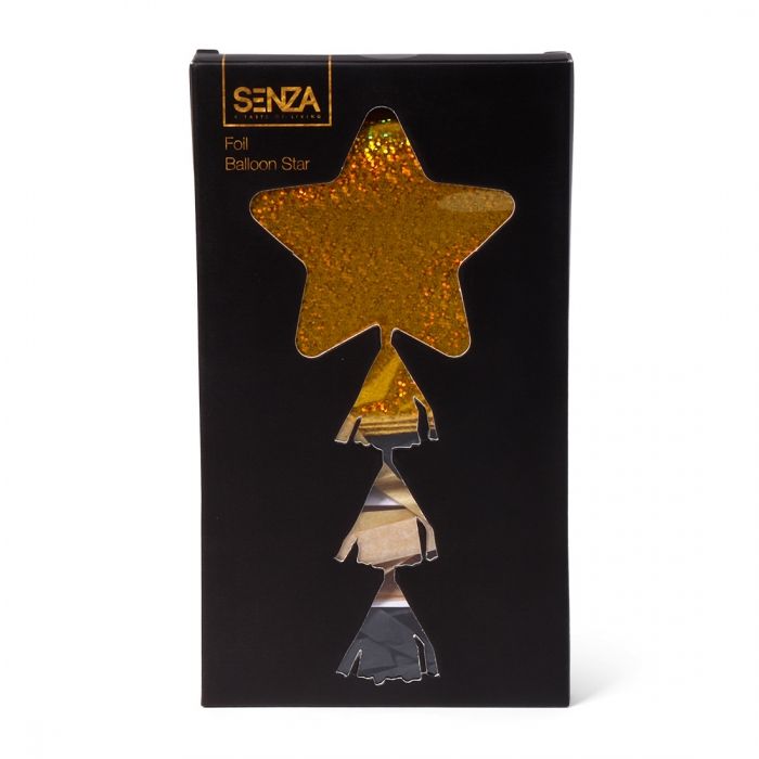 SENZA Star Foil Balloon Gold - 1