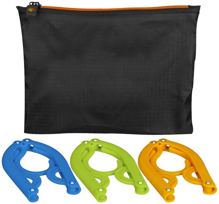 Dover opvouwbare kleerhanger 3 delige set - 1