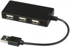 Baksteenvormige 4 poorts USB hub