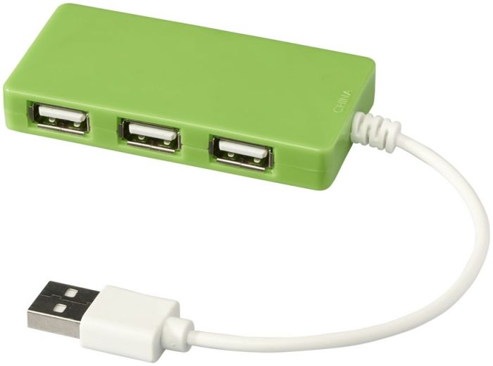 Baksteenvormige 4 poorts USB hub - 1