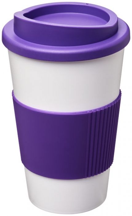 Americano® 350 ml geïsoleerde beker met grip - 1