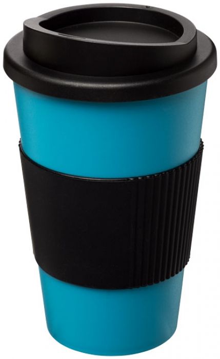 Americano® 350 ml geïsoleerde beker met grip - 1