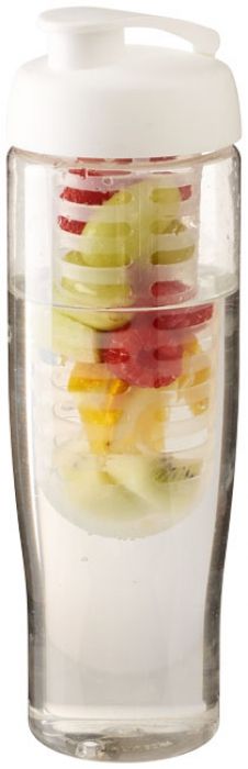 H2O Tempo® 700 ml sportfles en infuser met flipcapdeksel - 1