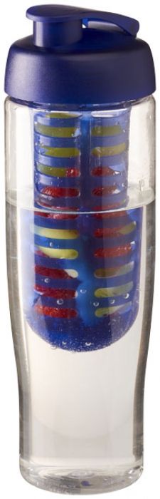 H2O Tempo® 700 ml sportfles en infuser met flipcapdeksel - 1