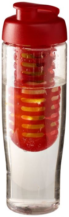 H2O Tempo® 700 ml sportfles en infuser met flipcapdeksel - 1