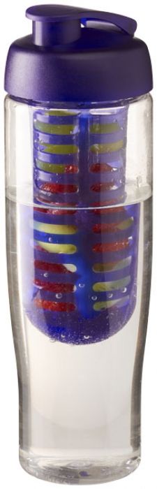 H2O Tempo® 700 ml sportfles en infuser met flipcapdeksel - 1