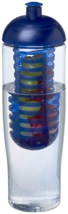 H2O Tempo® 700 ml bidon en infuser met koepeldeksel - 1