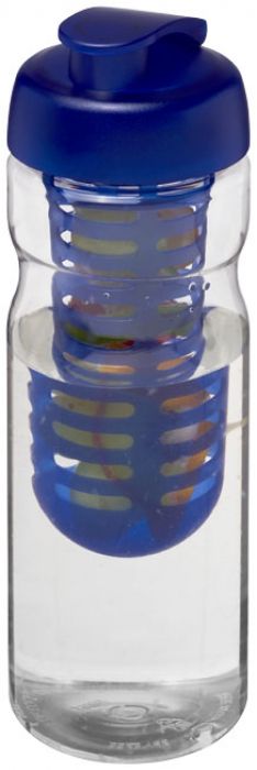 H2O Base® 650 ml sportfles en infuser met flipcapdeksel - 1