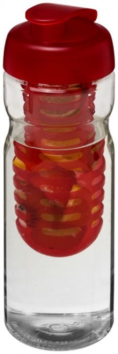 H2O Base® 650 ml sportfles en infuser met flipcapdeksel - 1